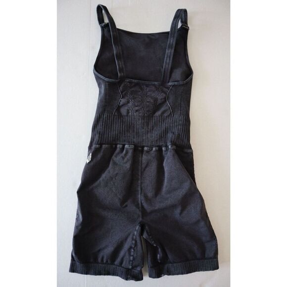 FP Movement x Free People Women's Sz XS/S Black Good Karma High Neck Runsie - Picture 2 of 9